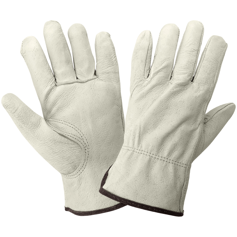 Global Glove Standard-Grade Grain Pigskin Leather Driver Gloves from Columbia Safety